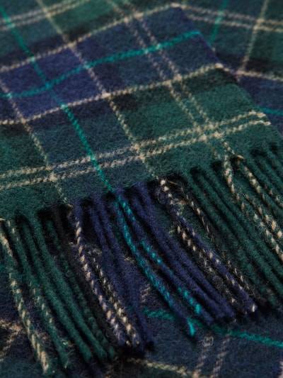 Peek & Cloppenburg BarbourSchal Aus Wolle Mit Fransen In Blau