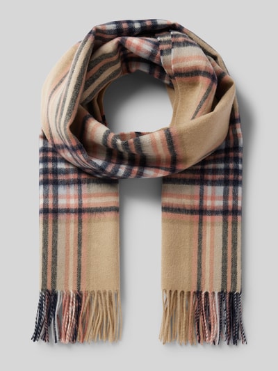 Peek & Cloppenburg BarbourSchal aus Wolle mit Fransen in camel