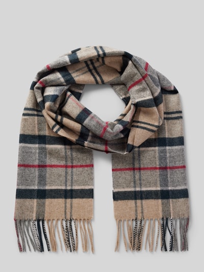 Peek & Cloppenburg BarbourSchal mit Fransen Modell 'Yaxley' in beige