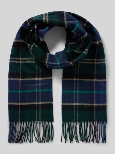 Peek & Cloppenburg BarbourSchal mit Fransen Modell 'Yaxley' in blau