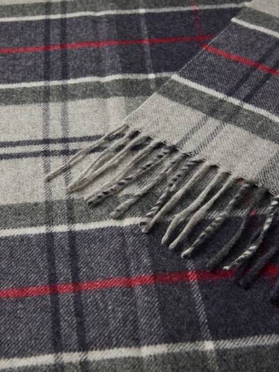 Peek & Cloppenburg BarbourSchal Mit Fransen Modell 'Yaxley' In Hellgrau