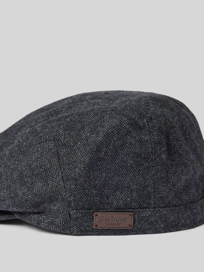 Peek & Cloppenburg BarbourSchiebermütze Mit Strukturmuster Modell 'Barlow' In Dunkelgrau