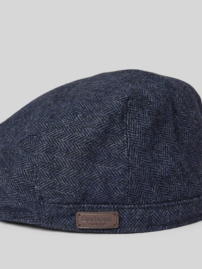 Peek & Cloppenburg BarbourSchiebermütze Mit Strukturmuster Modell 'Barlow' In Marine
