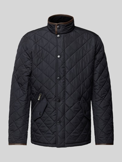 Peek & Cloppenburg BarbourSteppjacke Mit Stehkragen In Marine