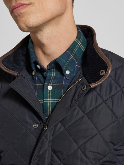 Peek & Cloppenburg BarbourSteppjacke Mit Stehkragen In Marine
