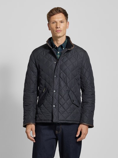 Peek & Cloppenburg BarbourSteppjacke Mit Stehkragen In Marine