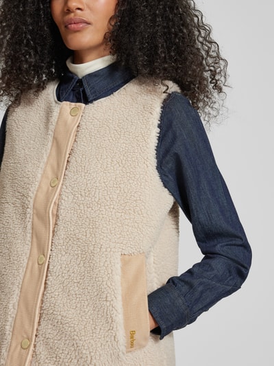 Peek & Cloppenburg BarbourWeste Aus Teddyfell Mit Knopfleiste Modell DULSIE LINER In Ecru