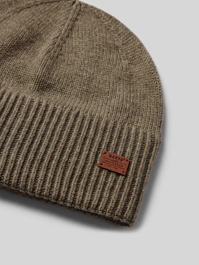 Peek & Cloppenburg BartsBeanie Mit Label-Applikation Modell 'LACKE' In Oliv