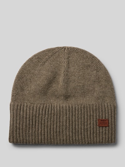Peek & Cloppenburg BartsBeanie mit Label-Applikation Modell 'LACKE' in oliv