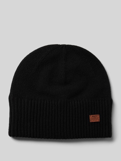 Peek & Cloppenburg BartsBeanie mit Label-Applikation Modell 'LACKE' in black