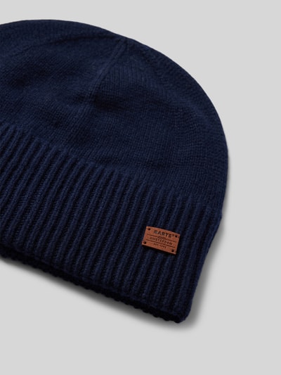 Peek & Cloppenburg BartsBeanie Mit Label-Applikation Modell 'LACKE' In Dunkelblau