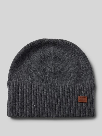 Peek & Cloppenburg BartsBeanie mit Label-Applikation Modell 'LACKE' in anthrazit