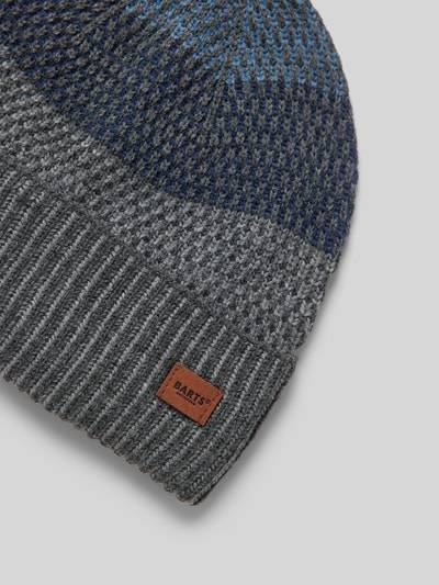 Peek & Cloppenburg BartsBeanie Mit Label-Badge Modell 'MIGUEN' In Anthrazit
