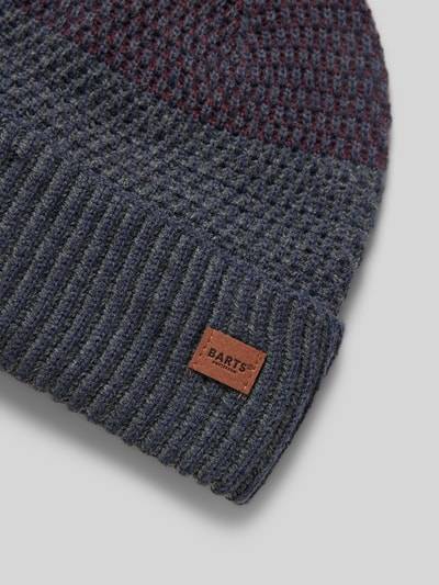 Peek & Cloppenburg BartsBeanie Mit Label-Badge Modell 'MIGUEN' In Dunkelblau