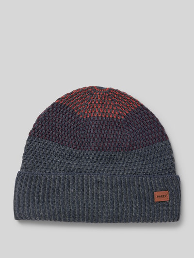 Peek & Cloppenburg BartsBeanie mit Label-Badge Modell 'MIGUEN' in dunkelblau