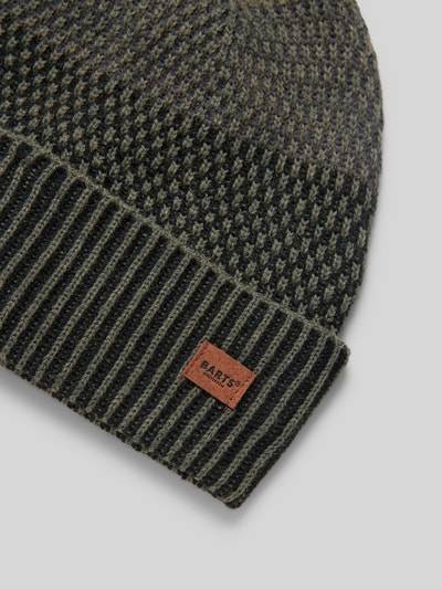 Peek & Cloppenburg BartsBeanie Mit Label-Badge Modell 'MIGUEN' In Oliv