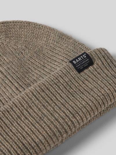Peek & Cloppenburg BartsBeanie Mit Label-Detail Modell 'FEODORE' In Beige Melange