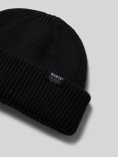 Peek & Cloppenburg BartsBeanie Mit Label-Detail Modell 'FEODORE' In Black