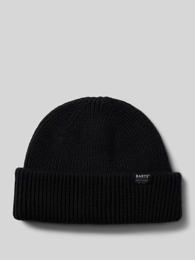 Peek & Cloppenburg BartsBeanie mit Label-Detail Modell 'FEODORE' in black