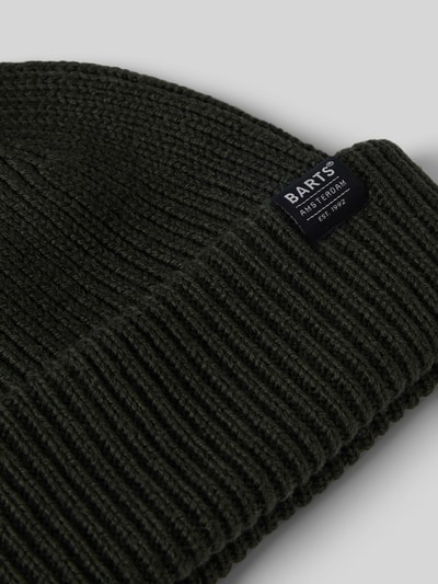 Peek & Cloppenburg BartsBeanie Mit Label-Detail Modell 'FEODORE' In Oliv