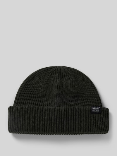 Peek & Cloppenburg BartsBeanie mit Label-Detail Modell 'FEODORE' in oliv