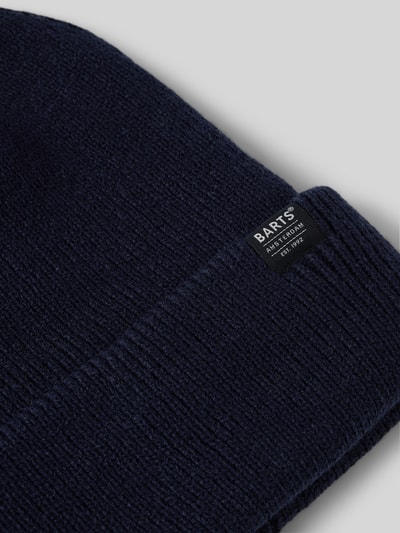 Peek & Cloppenburg BartsBeanie Mit Label-Detail Modell 'KINABALU' In Dunkelblau