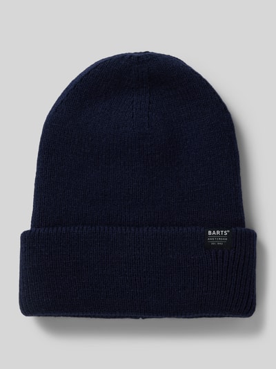 Peek & Cloppenburg BartsBeanie mit Label-Detail Modell 'KINABALU' in dunkelblau