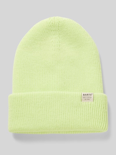 Peek & Cloppenburg BartsBeanie mit Label-Detail Modell 'KINABALU' in neon gelb