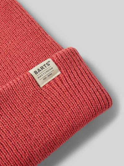 Peek & Cloppenburg BartsBeanie Mit Label-Detail Modell 'KINABALU' In Rot