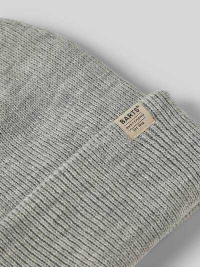 Peek & Cloppenburg BartsBeanie Mit Label-Detail Modell 'KINABALU' In Silber