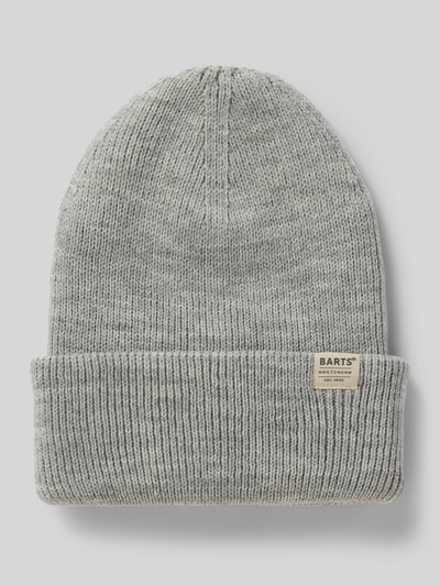 Peek & Cloppenburg BartsBeanie mit Label-Detail Modell 'KINABALU' in silber