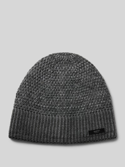 Peek & Cloppenburg BartsBeanie mit Label-Detail Modell 'NOAR' in anthrazit melange