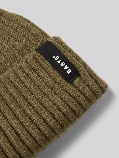 Peek & Cloppenburg BartsBeanie Mit Label-Detail Modell 'SUMTER' In Oliv