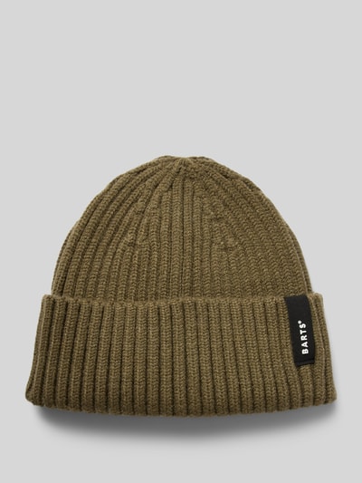 Peek & Cloppenburg BartsBeanie mit Label-Detail Modell 'SUMTER' in oliv