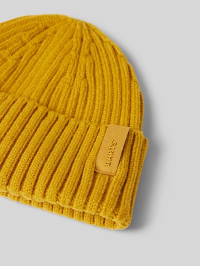 Peek & Cloppenburg BartsBeanie Mit Label-Detail Modell 'SUMTER' In Senf