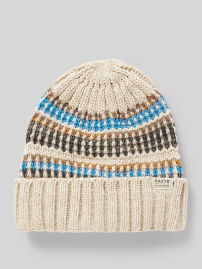 Peek & Cloppenburg BartsBeanie mit Label-Detail Modell 'TRAVVIS' in offwhite