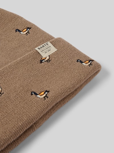 Peek & Cloppenburg BartsBeanie Mit Label-Detail Modell 'VINSON' In Beige