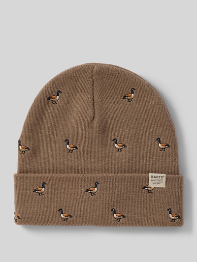 Peek & Cloppenburg BartsBeanie mit Label-Detail Modell 'VINSON' in beige