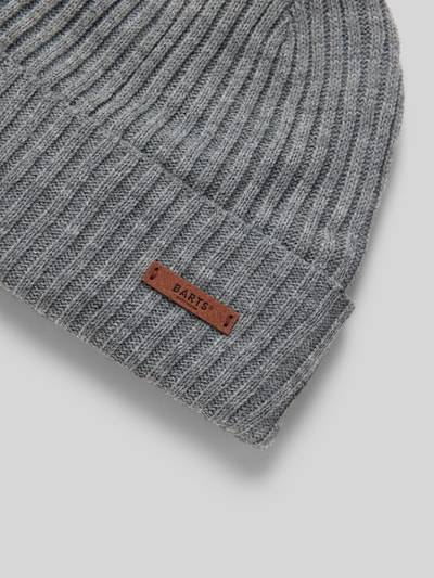 Peek & Cloppenburg BartsBeanie Mit Label-Detail Modell 'WILBERT' In Silber