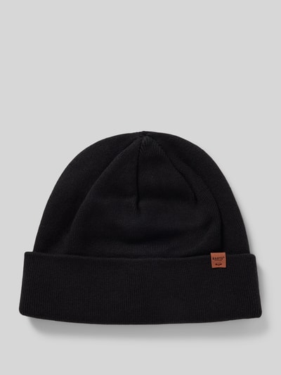 Peek & Cloppenburg BartsBeanie mit Label-Detail Modell 'WILLES' in black