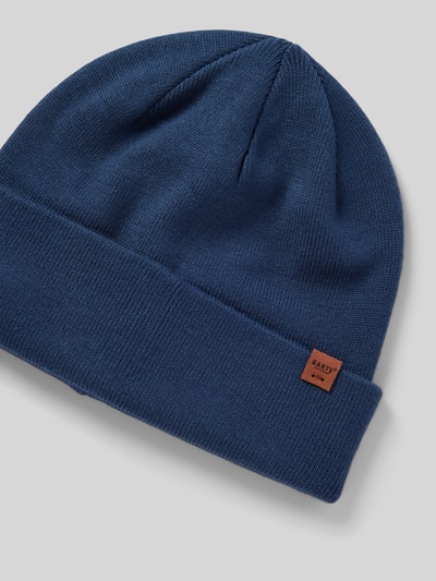 Peek & Cloppenburg BartsBeanie Mit Label-Detail Modell 'WILLES' In Jeansblau
