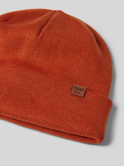 Peek & Cloppenburg BartsBeanie Mit Label-Detail Modell 'WILLES' In Orange