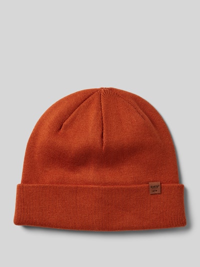 Peek & Cloppenburg BartsBeanie mit Label-Detail Modell 'WILLES' in orange