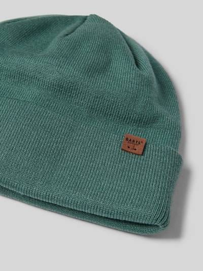 Peek & Cloppenburg BartsBeanie Mit Label-Detail Modell 'WILLES' In Petrol