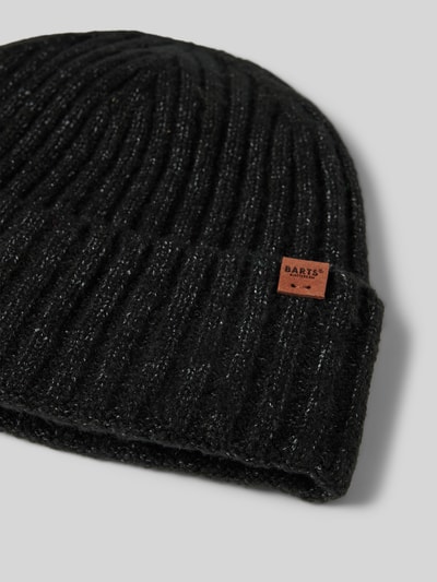 Peek & Cloppenburg BartsBeanie Mit Label-Detail Modell 'WYON' In Black