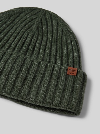 Peek & Cloppenburg BartsBeanie Mit Label-Detail Modell 'WYON' In Oliv