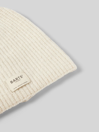 Peek & Cloppenburg BartsBeanie Mit Label-Patch Modell 'Darty' In Offwhite