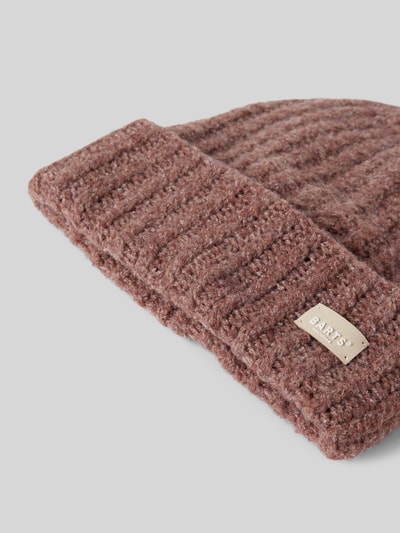 Peek & Cloppenburg BartsBeanie Mit Label-Patch Modell 'Mella' In Mauve