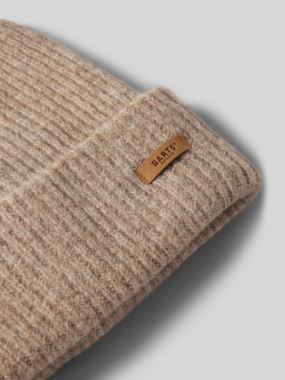 Peek & Cloppenburg BartsBeanie Mit Label-Patch Modell 'Witzia' In Hellbraun