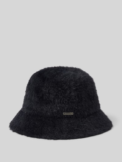 Peek & Cloppenburg BartsBucket Hat mit Kunstfellbesatz Modell 'Lavatera' in black